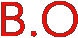 B.O 
